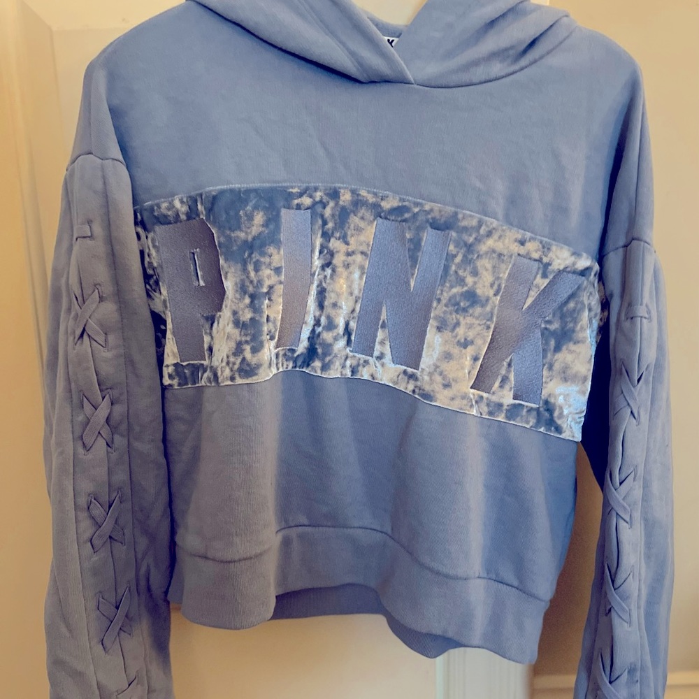 Victoria Secret Pink crop hoodie
